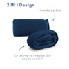 Snugalo travel pillow | 2 in 1 travel pillow for