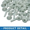 A ABSOPRO 7 mm Hole Diameter Plastic Rivet Fixing Clips