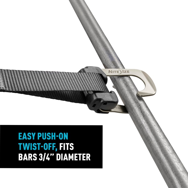 Nite Ize CamJam HookLock Ratchet Strap System - Adjustable, Heavy-Duty