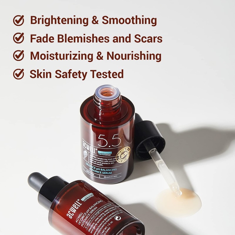 ACWELL Licorice pH Balancing Facial Serum Ampoule 30ml / ACWELL