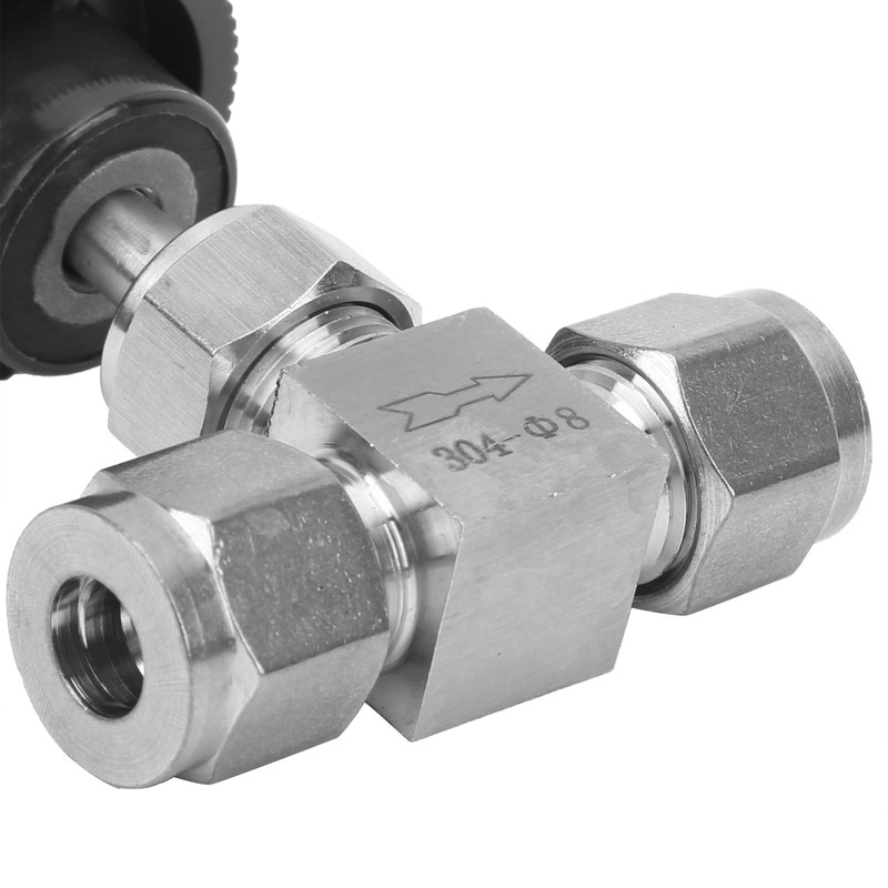 304 Stainless Steel Valve 2‑Way High Pressure Needle Flow Control