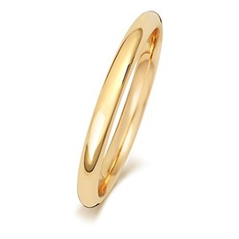 9 Carat (375) Gold 2 mm Court Shape Men's/Women's Wedding Ring WJS189069KY