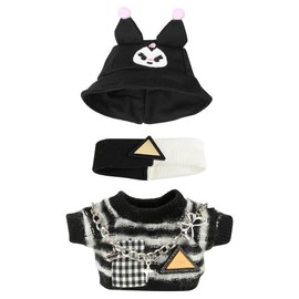 BAIKEA Doll Clothes for 17cm Dolls Fashion Accessories for Dress Up No Doll Stripes