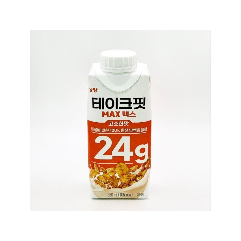 남양 테이크핏 맥스 고소한맛 250ml 4개 + 호박고구마맛 250ml 4개
