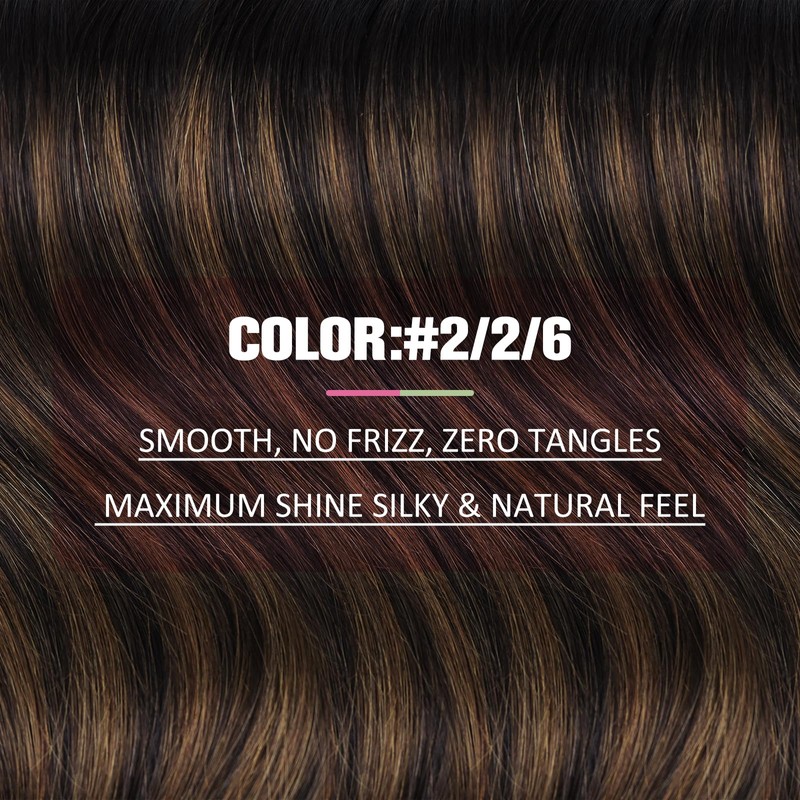 YoungSee YoungSee Tape in Hair Extensions Real Human Hair Brown