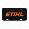 Amel Power Tools Work Equipment Stihl Car License Plate Front