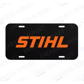 Amel Power Tools Work Equipment Stihl Car License Plate Front Auto Tag Plate