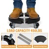DOFIMATE 2 Pack Rolling Plant Stand with Wheels,15-21’’Adjustable Heavy Duty