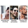 Manual Razor Professional Men Male Wooden Handle Folding Shaver Blade