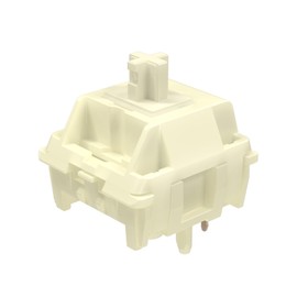 MELETRIX WS Arowana Yellow Mechanical Keyboard Switches, 35Pcs HMX Linear Switches Pre Lubed 5 Pins 32gf Key Switch for Mechanical Gaming Keyboard (Yellow)