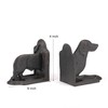Phaxth Dachshund Dog Bookends Decorative, Wiener Dog Book Ends, Pair