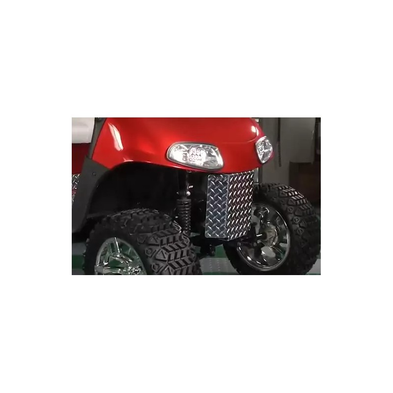 PBR Ezgo RXV FRONT BUMPER Golf Cart Diamond Plate Front