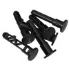 Mipcase 6pcs Plastic Trash Can Lid Hinge Pins Accessory for