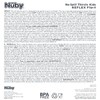 Nuby Kid’s Flip-it Reflex Push Button On-The-Go Printed Water Bottle