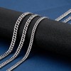 Fahonie Cuban Chain Necklace 316L Stainless Steel Curb Link Chain