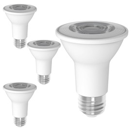 Diodesy- PAR20 LED Bulb Long Neck Flood Light 6W (50W Equivalent) 3000K Soft White Dimmable 500LM E26 Base Waterproof Spotlight for Indoor Outdoor Recessed Security Lighting ETL Listed Pack of 4