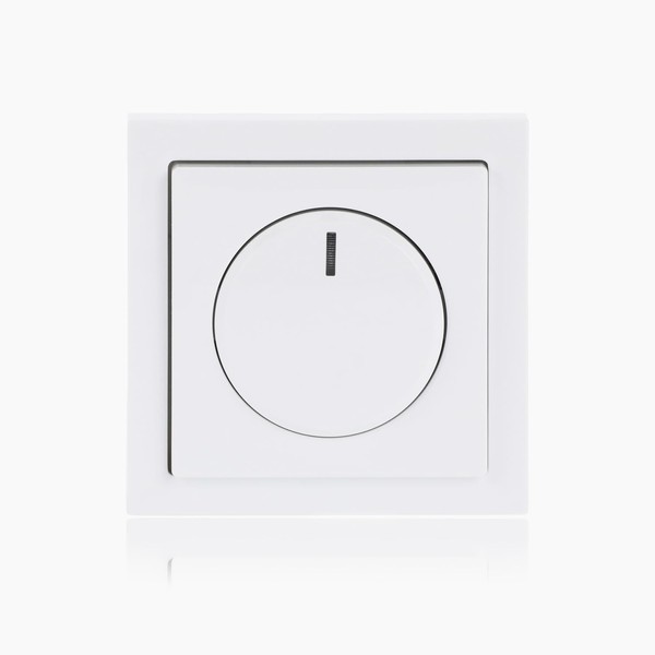 Busch-Jaeger Rotary Dimmer 6523 UJ-84-102 UP Alpine White Dimmer 4011395263839