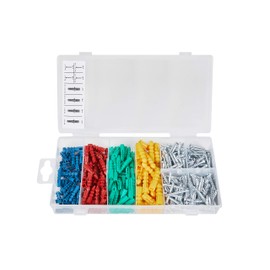 Blue Spot 40542 285PCE Anchor/Metal Screw Assortment, Set of 285 Pieces