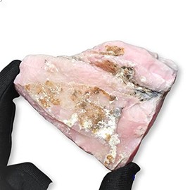 CRIGEMA - Natürlicher Rohstein für Heilstein Meditation Reiki (OPALE ROSA ANDINO roh 3-4 CM)