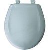 Bemis 200SLOWT 344 Lift-Off Plastic Round Slow-Close Toilet Seat, Heron