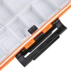 Waterproof Fishing Tackle Box Organizer, Lure Hooks Storage Case Built-in