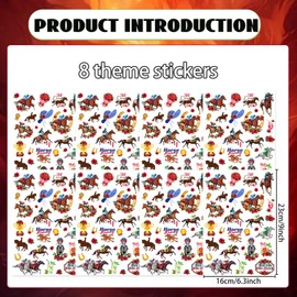 Kentucky Horse Derby Temporary Tattoos - Wxiben 200+ Kentucky Horse Racing Derby Party Supplies Decorations Derby Day Party Favors Equestrian Run for the Rose Tattoo Stickers Gifts Prizes Rewards