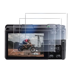 CRONINP-GRIV [Made in Japan] Compatible with Ricoh GR IV Glass Film Ricoh GR IV Protective Film [High Transmittance LCD Protection Hardness 9H Impact Resistant Splash Proof Ultra Thin Case No
