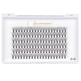 Individual Eyelashes for Eyelash Extension Cluster Eyelashes Individual False Eyelashes Fake Individual Lashes DIY Individual Eyelash Clusters (20D-D-0.07, 12 mm x 6)