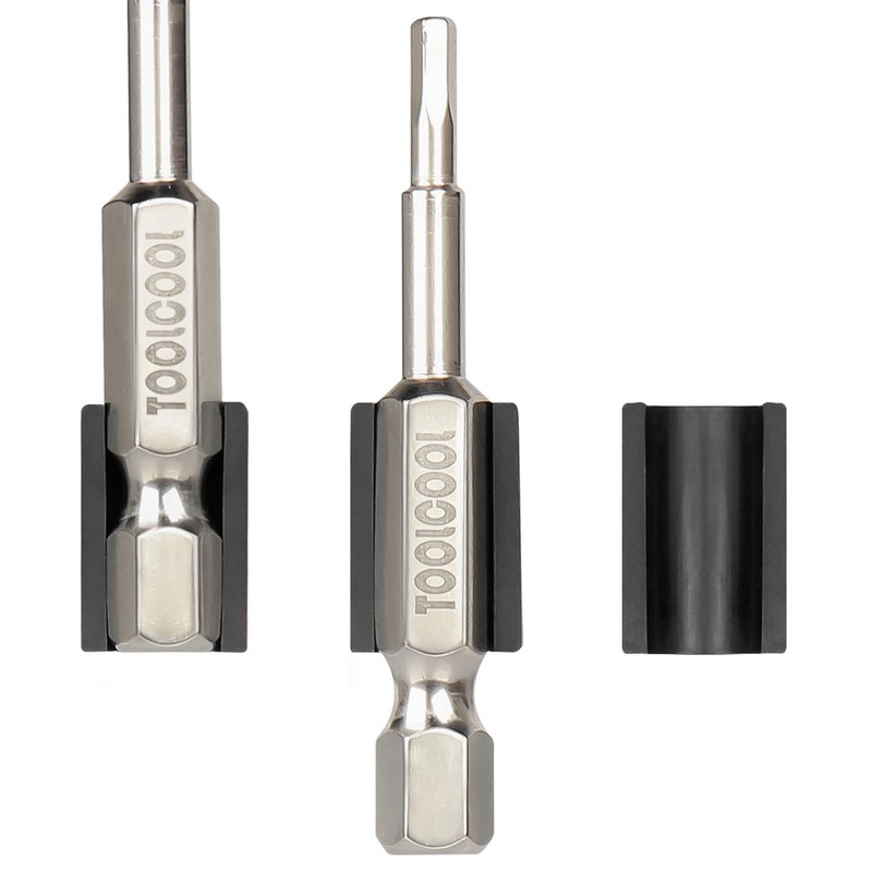 Toolcool 10 Pcs 6 Holes Hex Bit Holder Organizer Screwdriver