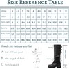 AIUNIIND Knee High Boots for Women Fold Over Boots Slouchy