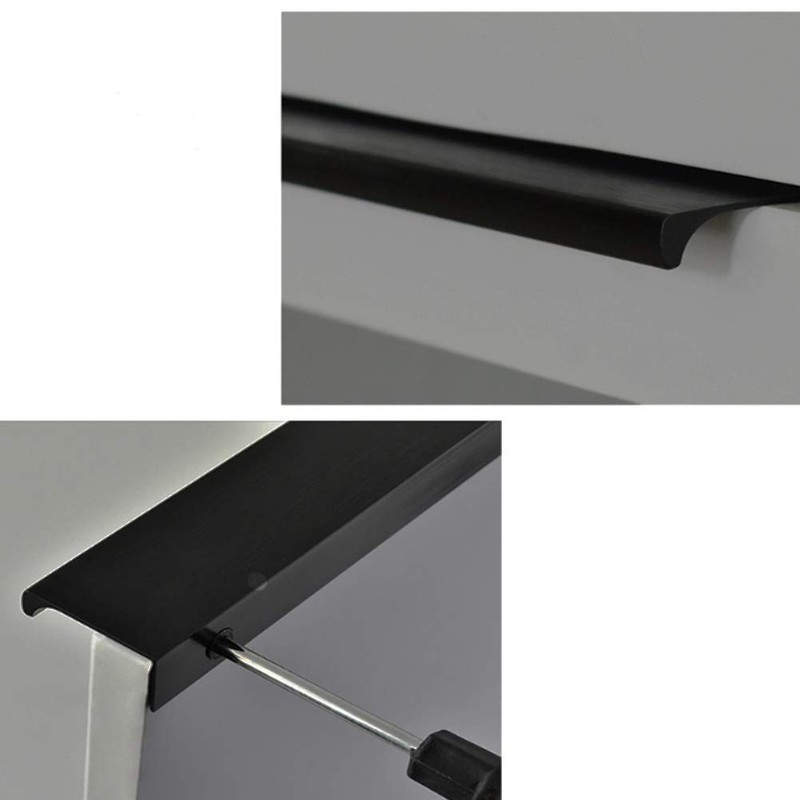 Modern Style Finger Edge Pull, Tiberham 2 Pack Heavy Duty