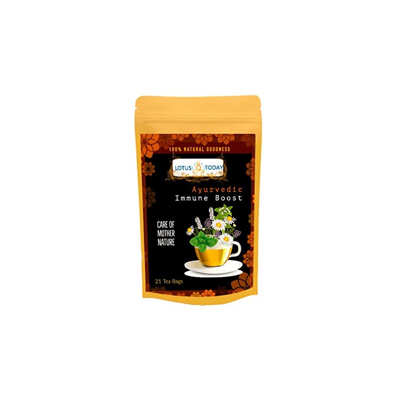Lotus Today Herbal Tea, Immune Support, 21 Tea Bags, Blend