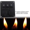 Car Marine 3+2combination LED Single Rocker Green Light Switch+Car Charger