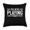 Football Fan Football Player Throw Pillow