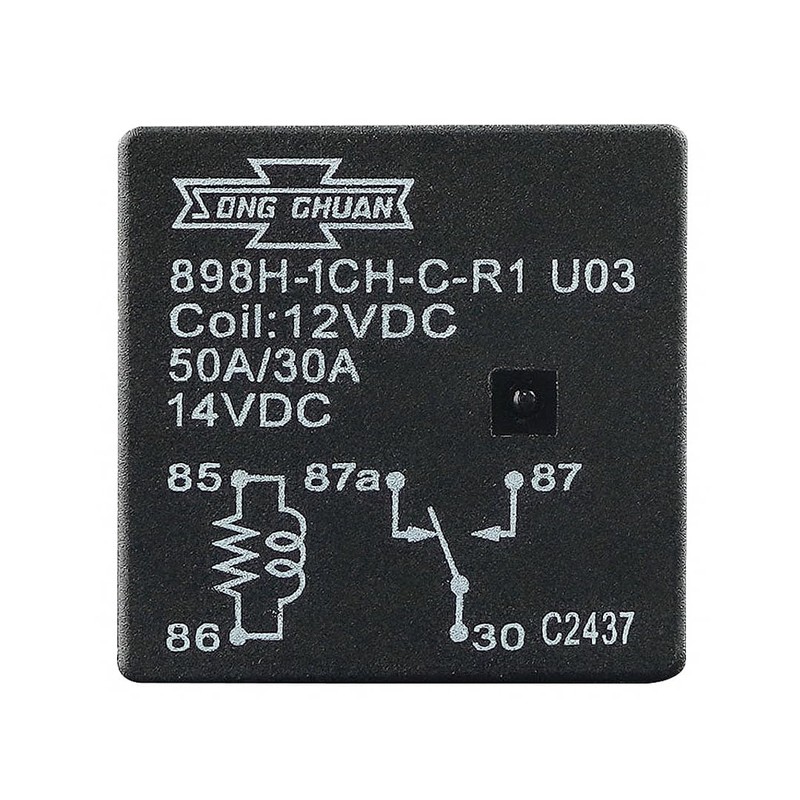 898H-1CH-C-R1 U03 12VDC 50A Mini 280 Automotive Relay with SPDT