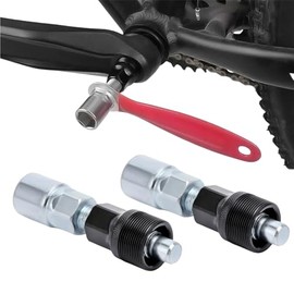 ZLXFT Bicycle crank puller, 2 pieces bicycle crank puller, square crank arm, crank remover, bicycle pedal puller, bicycle crankset crank arm, tool repair maintenance remover