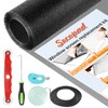 Secopad Window Screens Replacement Repair Kit, Black Screen Door Mesh
