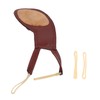 Violin Shoulder Rest Pad Handmade Soft Sheepskin Violin Chin Rest
