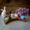 Curawood Moon Tray Crystal Holder - Display Your Crystals &
