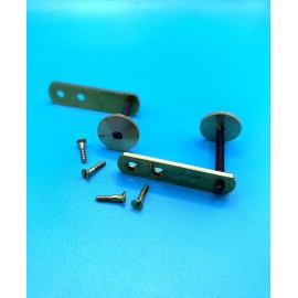 Clocksplusparts.com Pair of Vienna Style Wall Clock Stabilizers, Large ( With 4 Screws ) New.