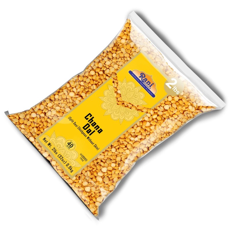 Rani Chana Dal (Split Desi Chickpeas without skin) 32oz (2lbs)