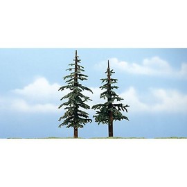 Woodland Scenics TR1628 Premium Lodgepole Tree, 5-6" (2)