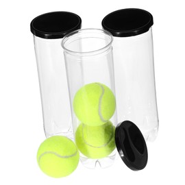 VICASKY 3pcs Tennis Balls Container Convenient and Wear Resistant Storage and Badminton Balls Holder for Organizing and Preventing Loss