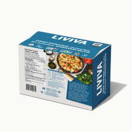 LIVIVA Dried Shirataki Instant Rice 1kg Pack - Low Calories - 25 Calories, 0g of Fat and 0g of sugar