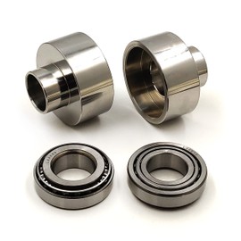 XKMT-Conversion Neck Cup Cups Kit 7/8" to 1" Evo Front End Compatible With Harley Ironhead Sportster [B07NSHF2CL]