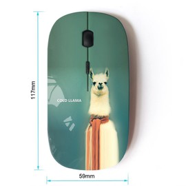 KOOLmouse [ Optical 2.4G Wireless Mouse [ Cold Llama - Funny ]