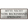 FEMER Tin Sign with German Text 27 x 10 cm