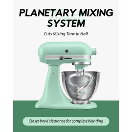 304 Stainless Steel Spiral Dough Hook Attachment – Fit for KitchenAid 4.5-5QT Tilt-Head Stand Mixers, Compatible with K45, K45SS, KSM150, KSM75, KSM85, KSM88, KN15 & More – Dishwasher Safe, Rust-Proof