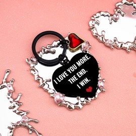Yaxkvapu Christmas Gifts for Wife Couple Gifts for Women Couples Stocking Stuffers Couples Gift for Her Him Birthday Anniversary Valentines Day Gift for Couple Boyfriend Girlfriend Love You Keychain