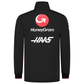CMC Motorsports Haas Racing F1 2023 Team Fitted 1/4 Zip Sweater Black